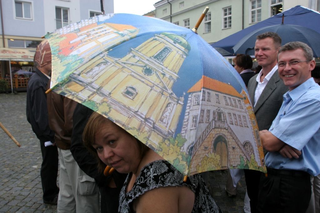 Demonstrace starostů proti daňové diskriminaci