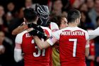 Arsenal otočil dvojzápas s Rennes, Aubameyang slavil jako panter