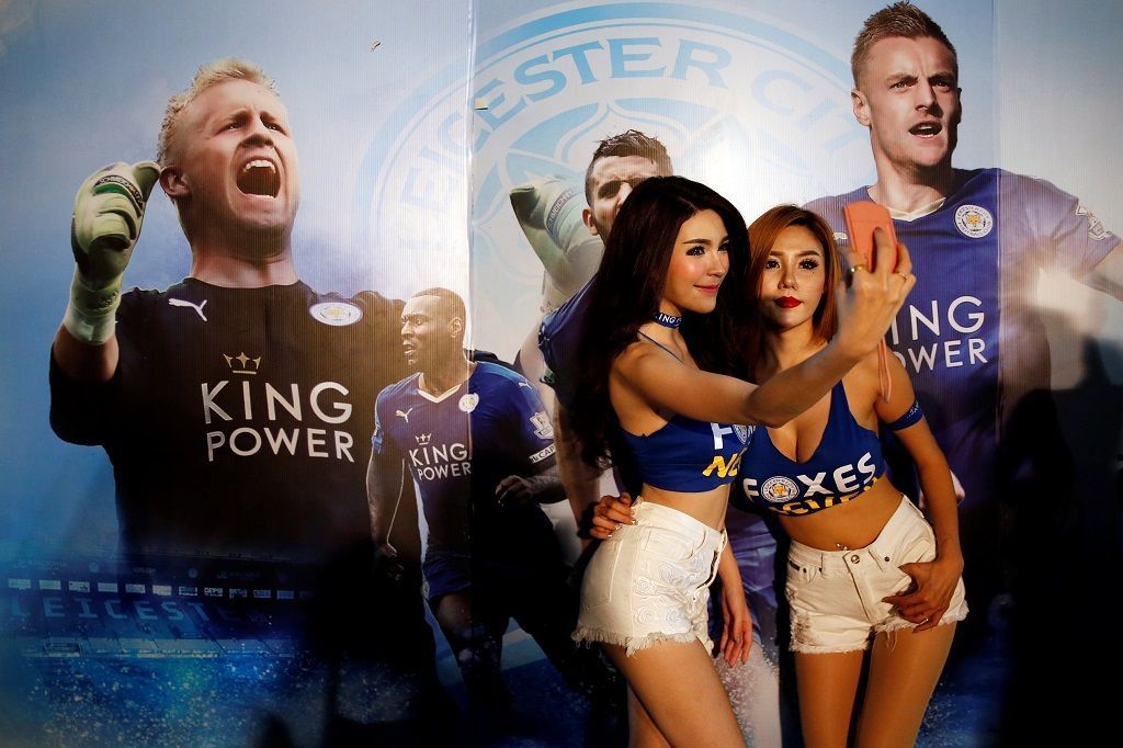 Leicester City vs. Everton (oslava titulu)