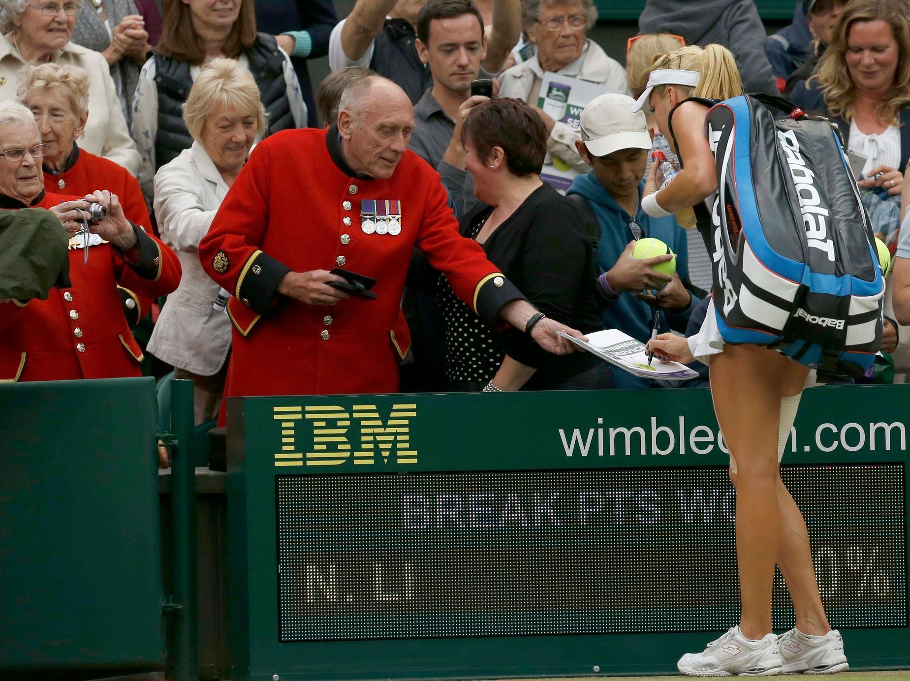 Tenis, Wimbledon 2013: Chelsea Pensioner