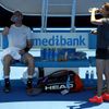 Andy Murray při tréninku na Australian Open 2016