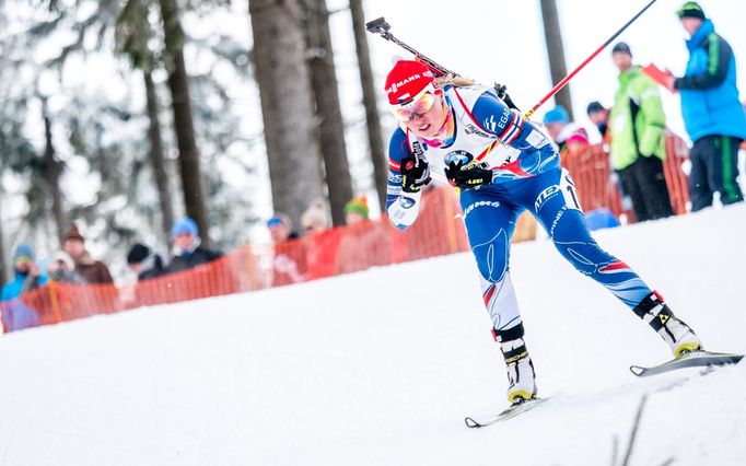 Sprint žen Oberhof 2017 (Puskarčíková)