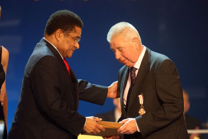 Eusébio a Josef Masopust na Fotbalistovi roku 2010