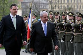 První izraelský premiér v Praze. Podívejte se