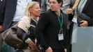 Rory McIlroy ve Wimbledonu na zápase přítelkyně Caroline Wozniacké