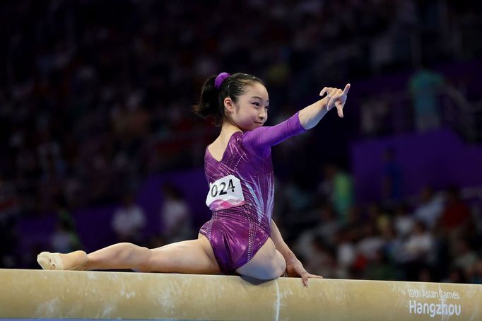 Asijské hry v Chang-čou - sportovní gymnastka Okamura Manaová