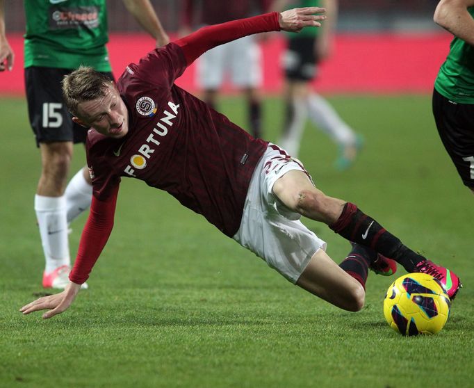 Fotbal, Gambrinus liga, Sparta - Jablonec: Ladislav Krejčí