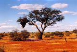 Okolí základny v Namibii.