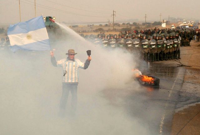 Protesty v Argentině