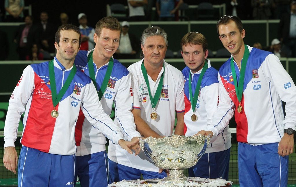 Čeští tenisté vyhráli Davis Cup 2012