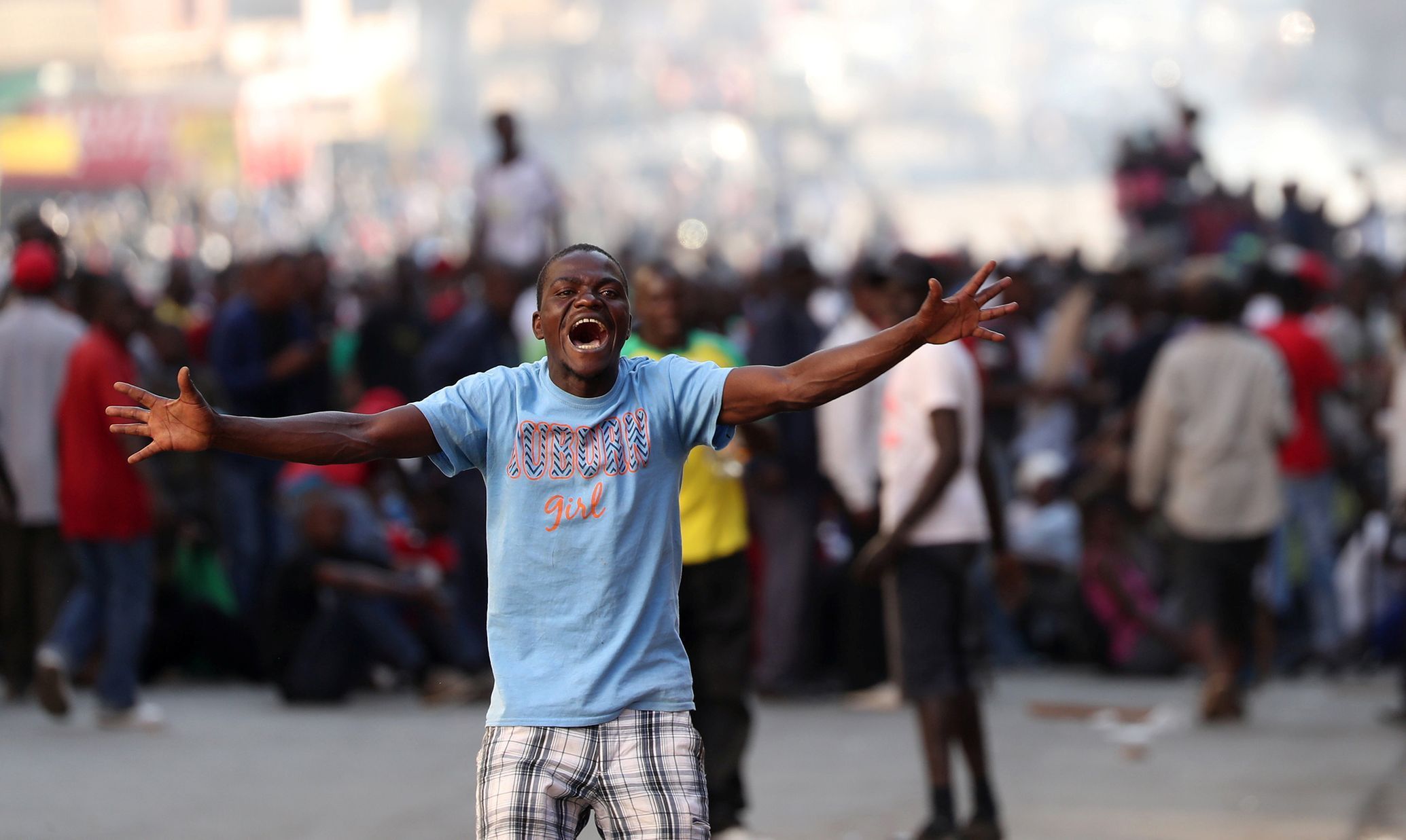 Fotogalerie / Protesty  v Zimbabwe / Reuters / 13
