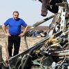 Egypt - Sinaj - trosky ruského letounu