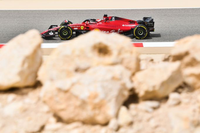 Testy F1 v Sáchiru 2022: Charles Leclerc, Ferrari