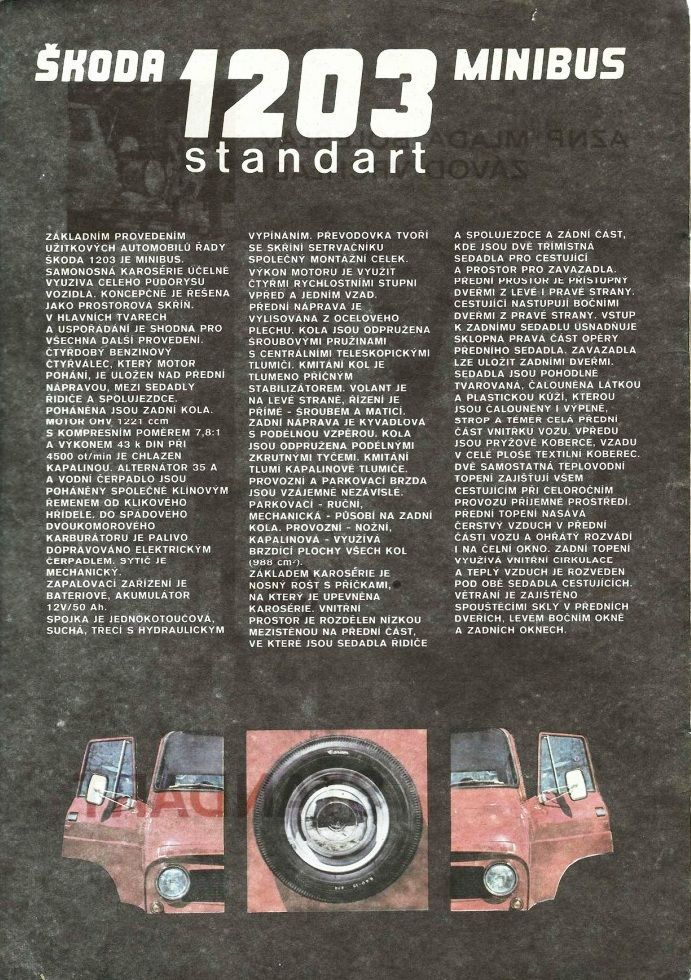 Škoda 1203 katalog