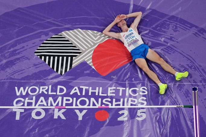 Český výškař Jan Štefela na MS v atletice 2025