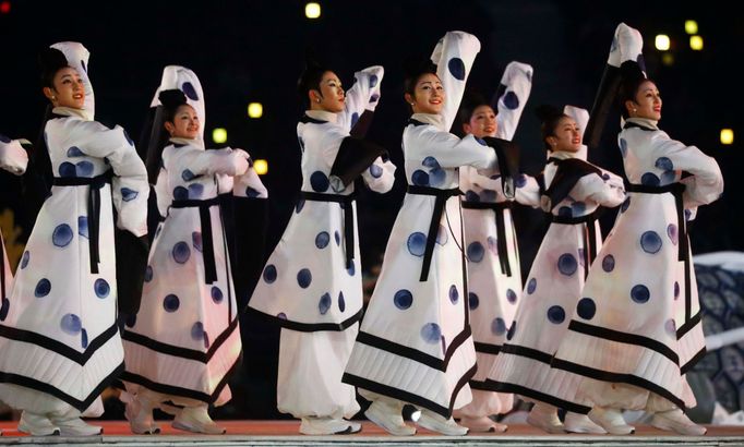 Zahajovací ceremoniál XXIII. zimních olympijských her v Pchjongčchangu 2018