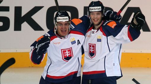 Hokej, Česko - Slovensko: radost Slovenska
