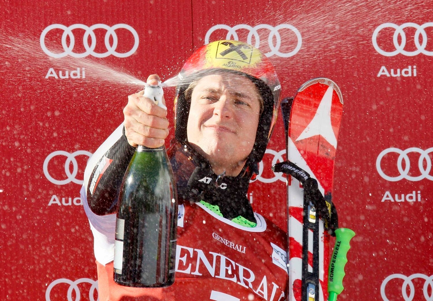 Marcel Hirscher, obří slalom ve Val d'Isere