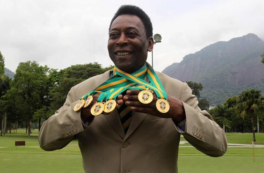 Pelé a jeho medaile