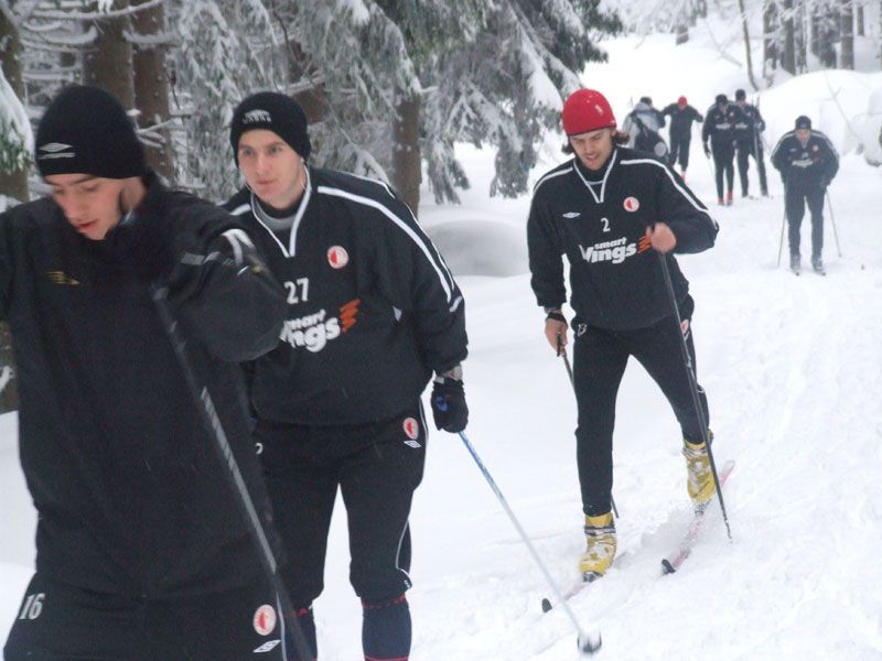 Slavia na soustředění