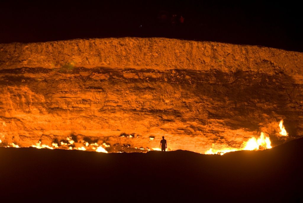 Fotogalerie: Brána do pekel v turkmenském podání