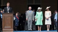 Princ Harry na oficiálním banketu Buckingham Palace Garden Party pronesl svůj první veřejný projev od královské svatby.