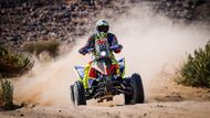 Tomáš Kubiena (Yamaha) v 4. etapě Rallye Dakar 2021
