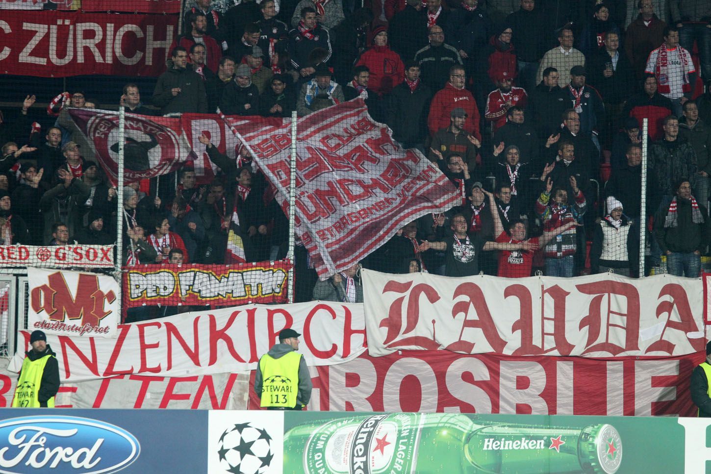 LM, Plzeň - Bayern: fanoušci Bayernu
