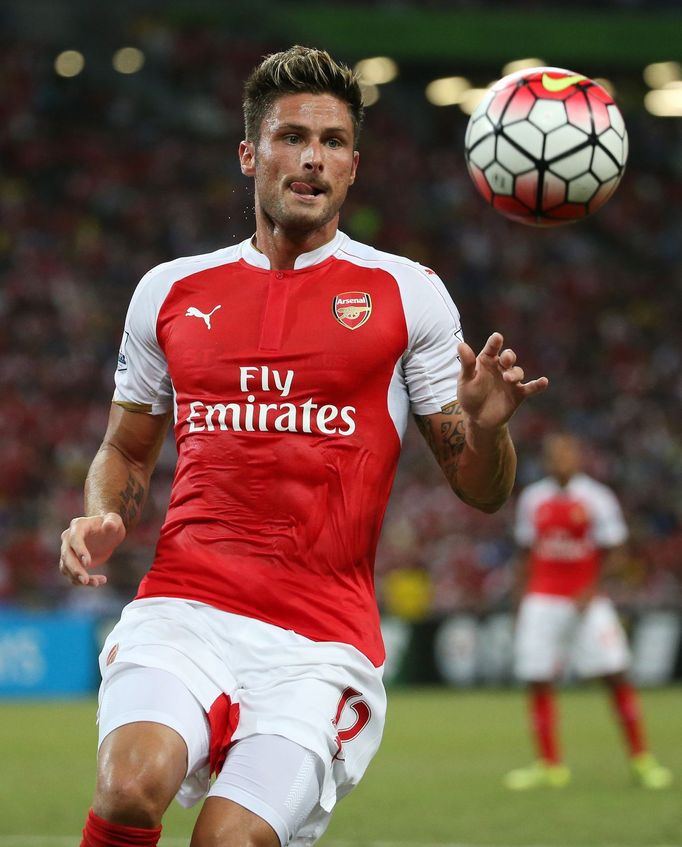 Finále  Asia Trophy, Arsenal-Everton: Olivier Giroud (Arsenal)