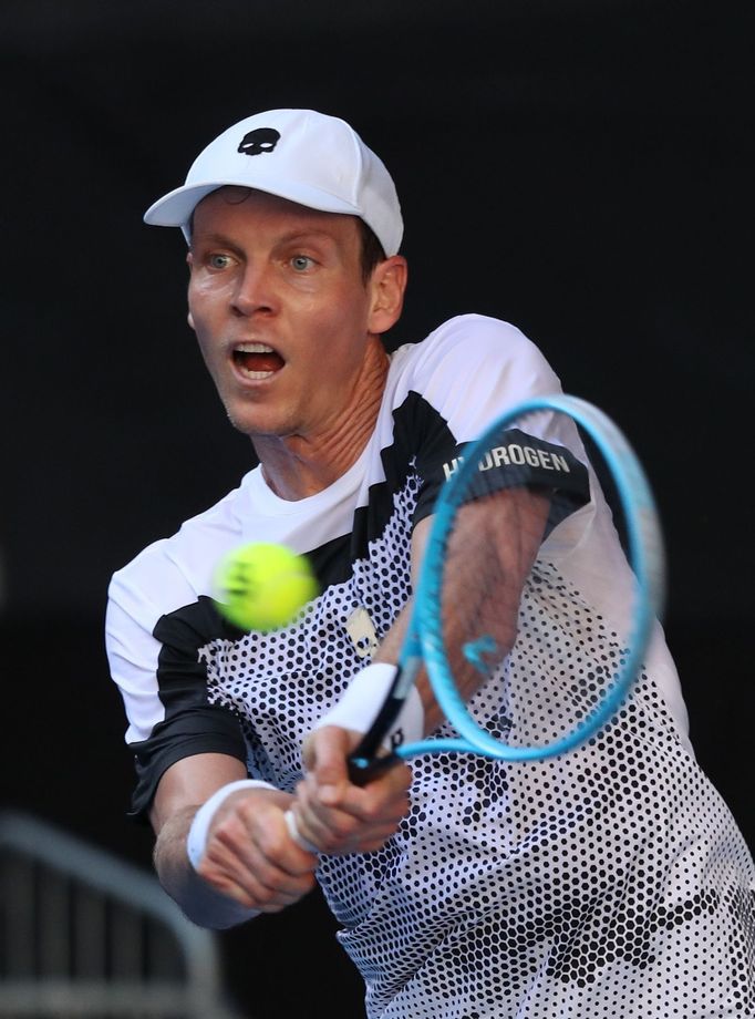 tenis, Australian Open 2019, Tomáš Berdych v utkání 1. kola proti Kylu Edmundovi