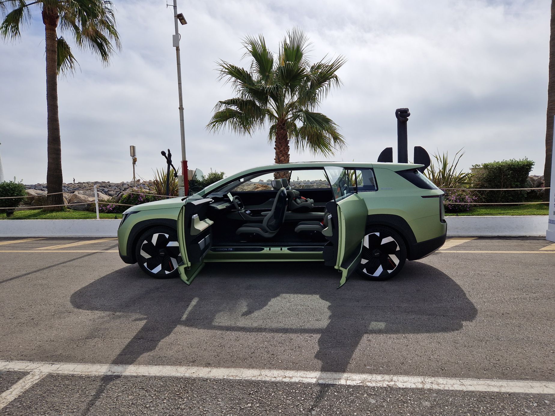 Škoda Vision 7S živé foto Marbella