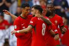 Turecko - Portugalsko 0:3. Třetí gól přidal Bruno Fernandes, o vítězi nebylo pochyb