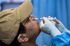 čína covid vakcína nosní sprej