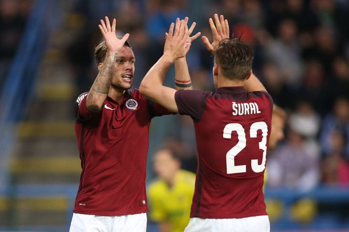 EPL, Zlín-Sparta: Václav Kadlec a Josef Šural