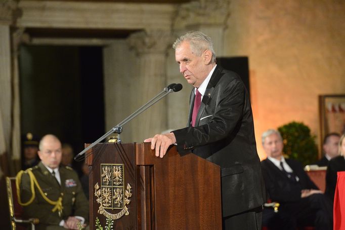 Prezident Miloš Zeman.