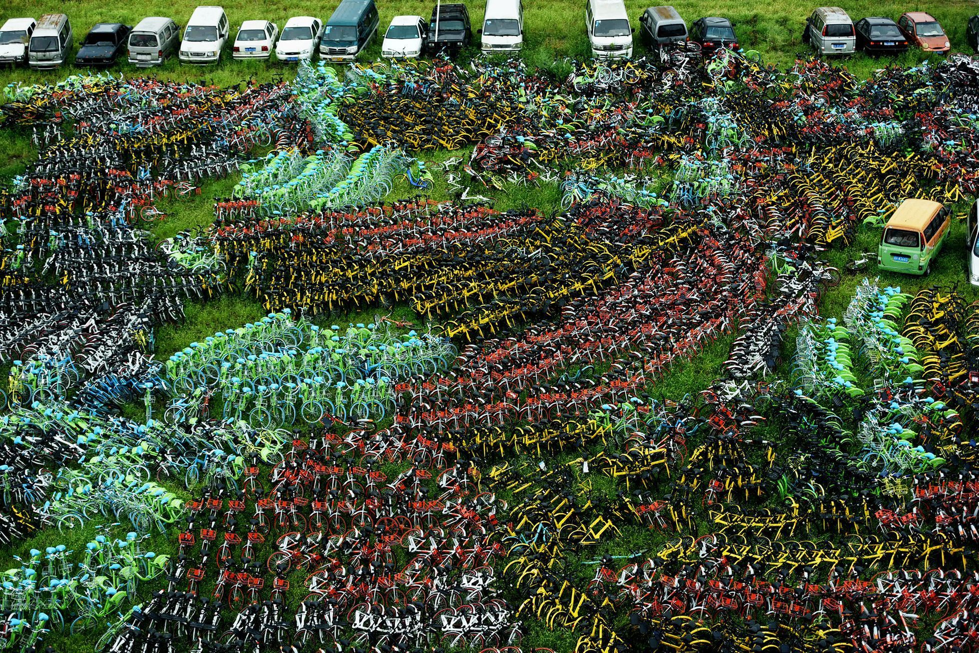 Fotogalerie / Hřbitov jízdních kol v Šanghaji / Čína / Reuters / 2