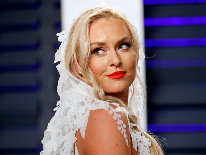 Lindsey Vonnová na předávání Oscarů za rok 2018