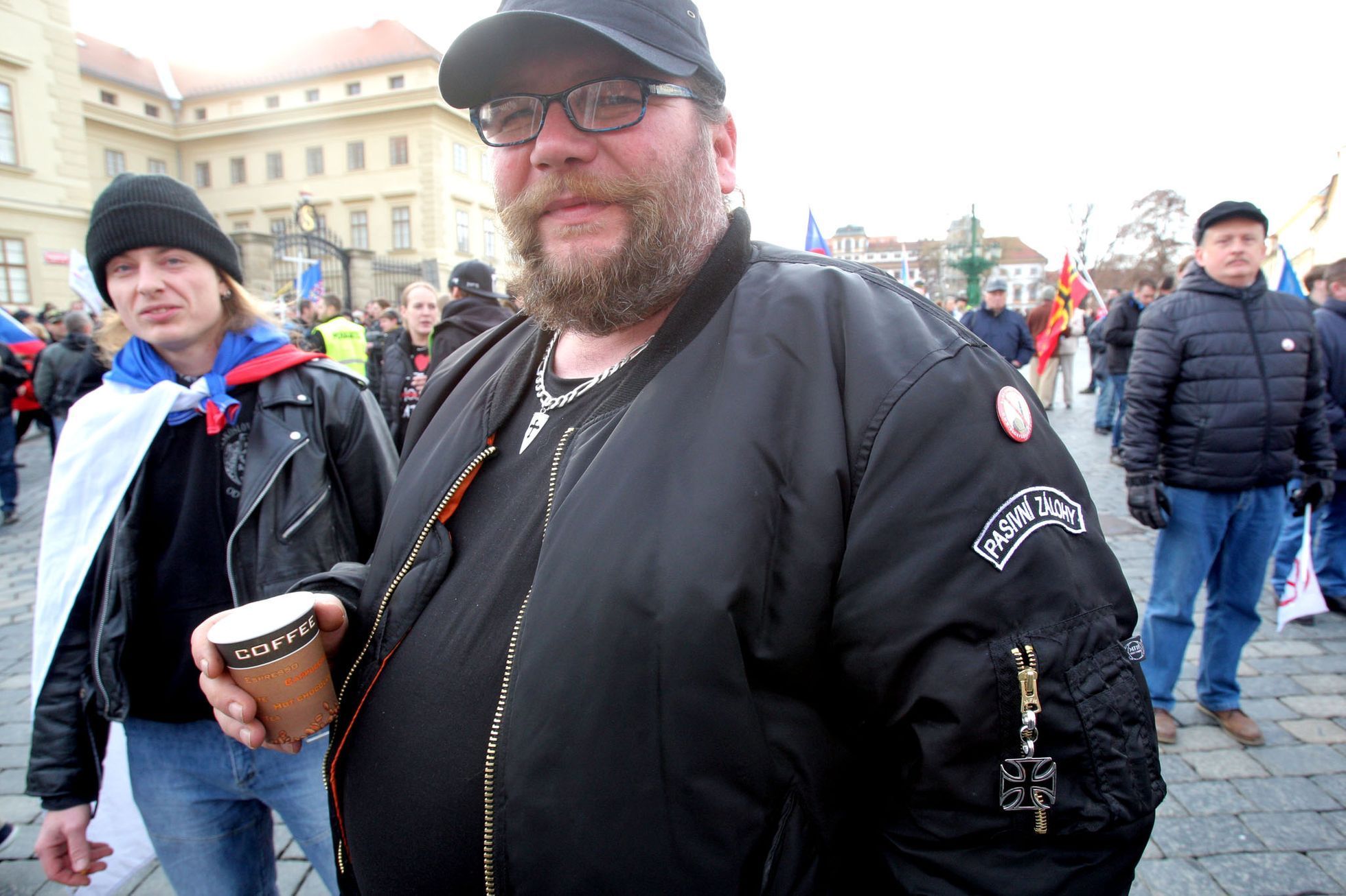 Stop islámu. Demonstrace na Hradčanském náměstí
