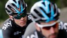 Christopher Froome trénuje na Tour de France 2014