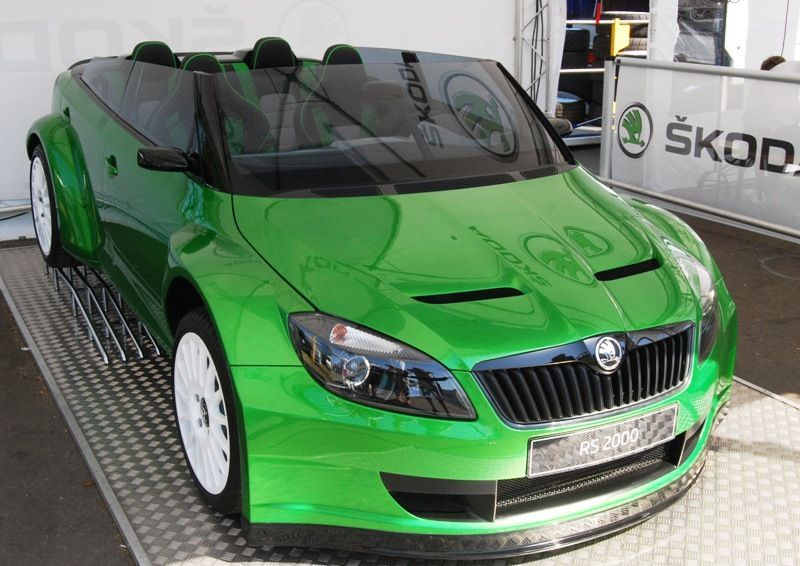Barum rallye - servisní zóna