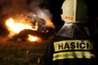 Na Českokrumlovsku hořela pila, škoda je několik desítek milionů