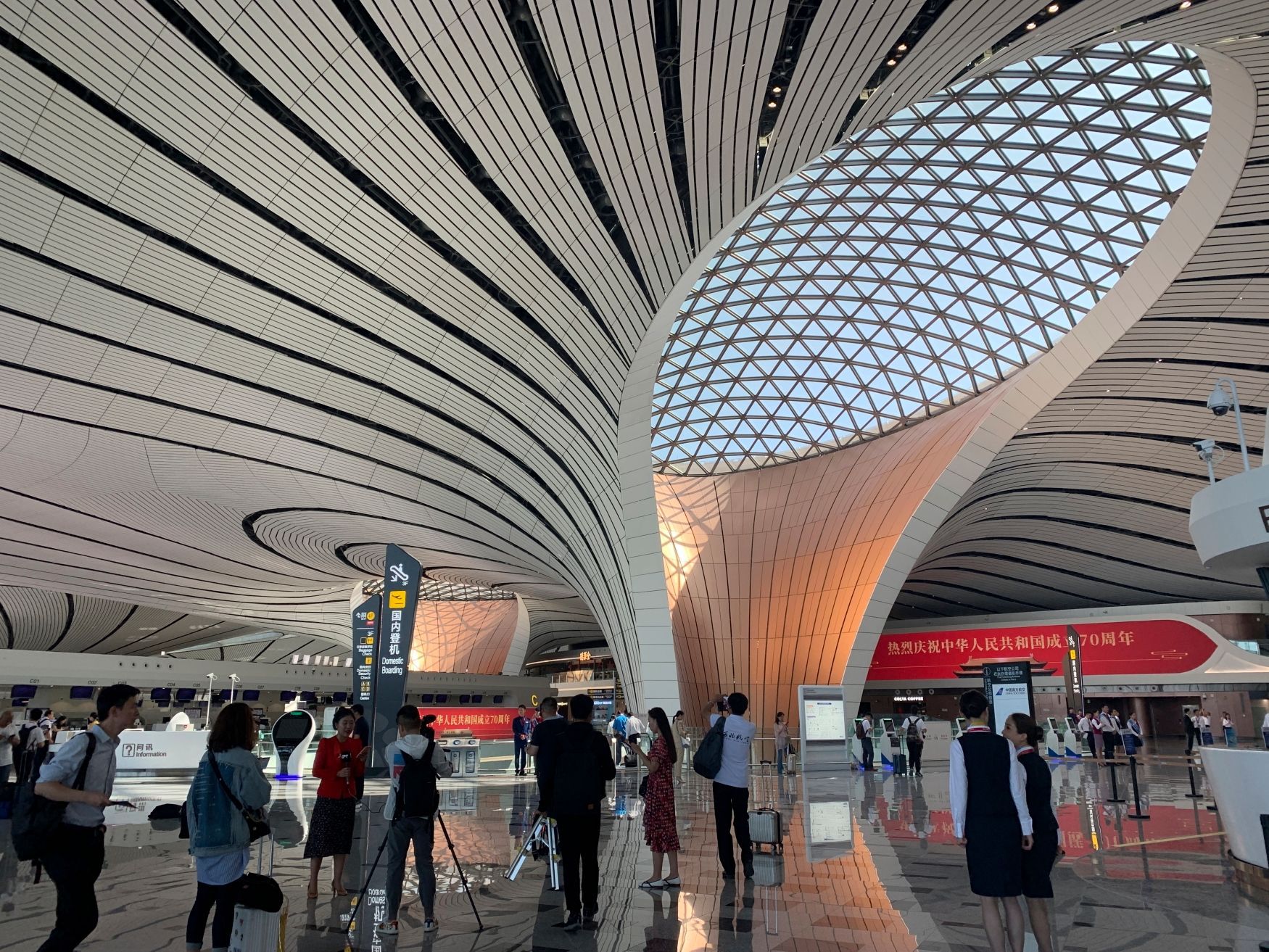 Nové letiště Ta-sing v Pekingu