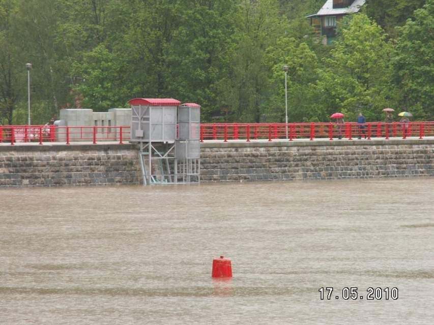 Povodně - Bystřička - 2010