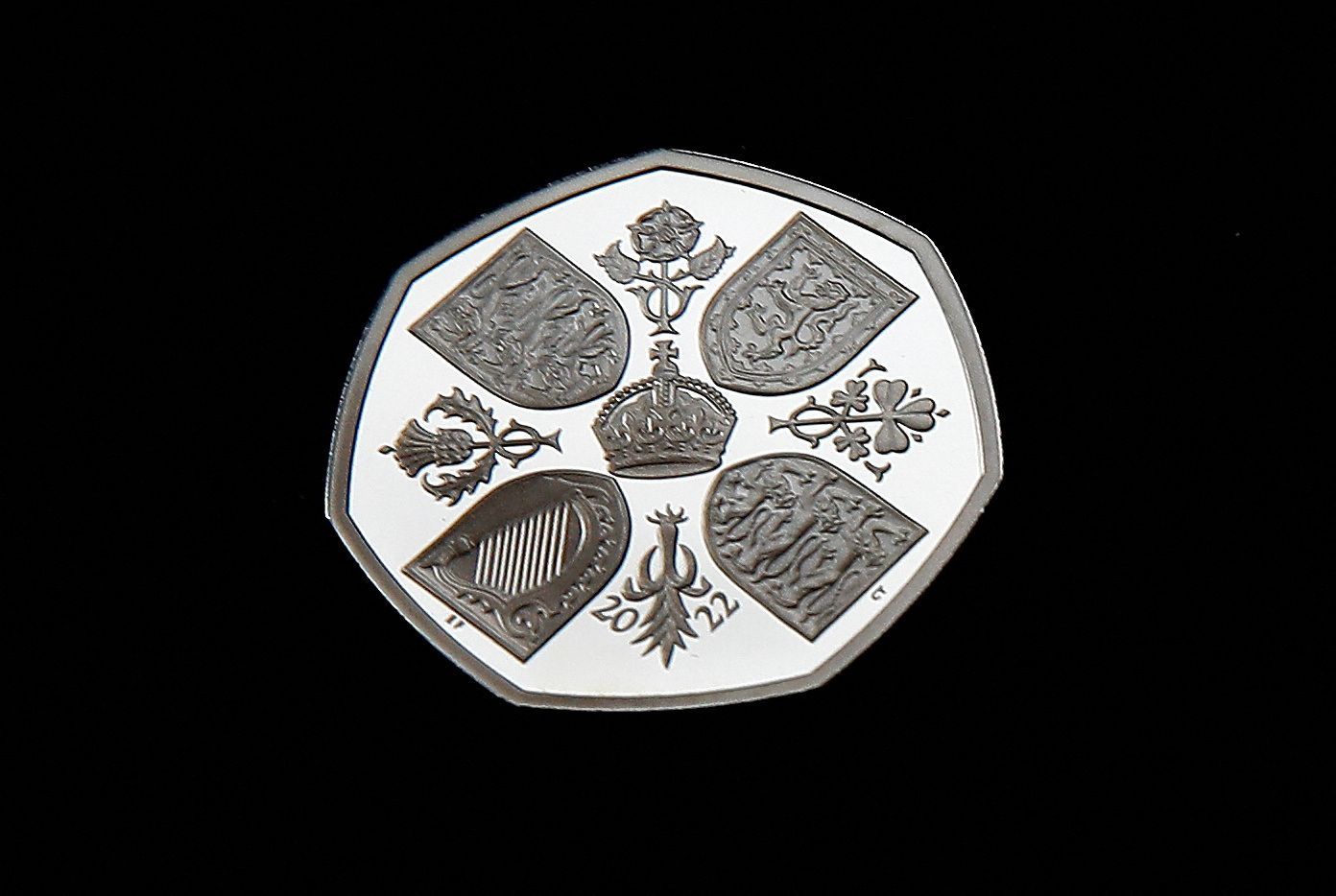 Král Karel III., mince, Velká Británie, peníze
