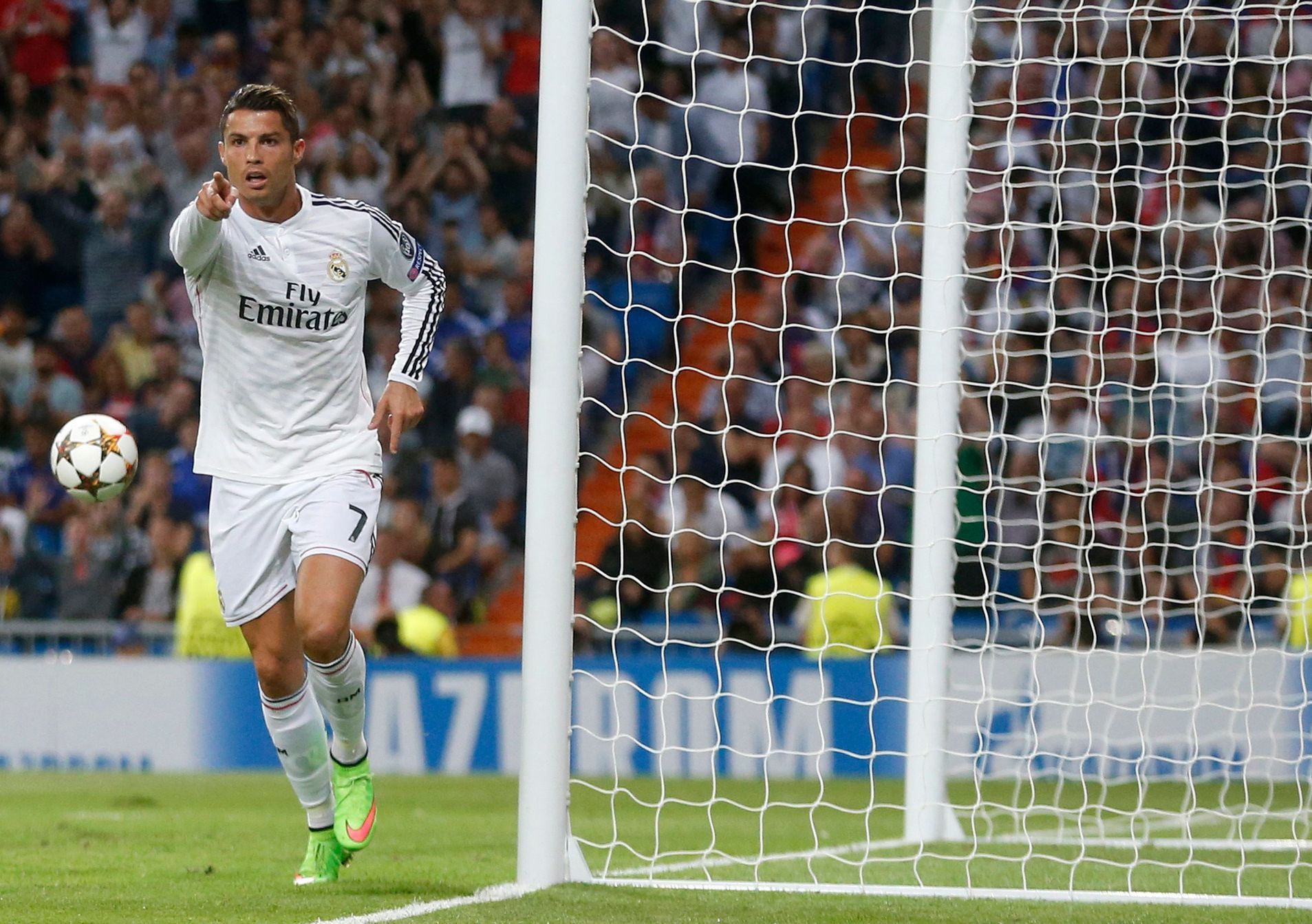 LM, Real-Basilej: Cristiano Ronaldo slaví gól