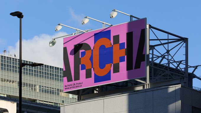 Novou vizuální identitu prostoru Archa+ vytvořili Anežka Minaříková a Marek Nedelka.