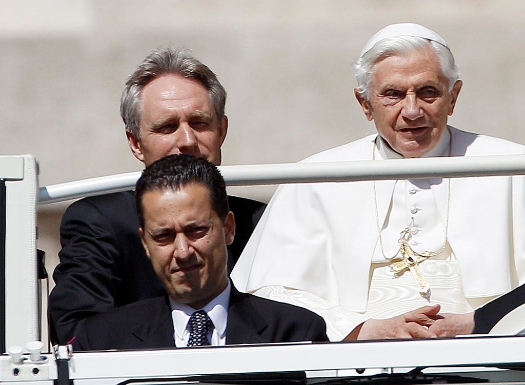Papež Benedikt XVI. a jeho komorník Paolo Gabriele
