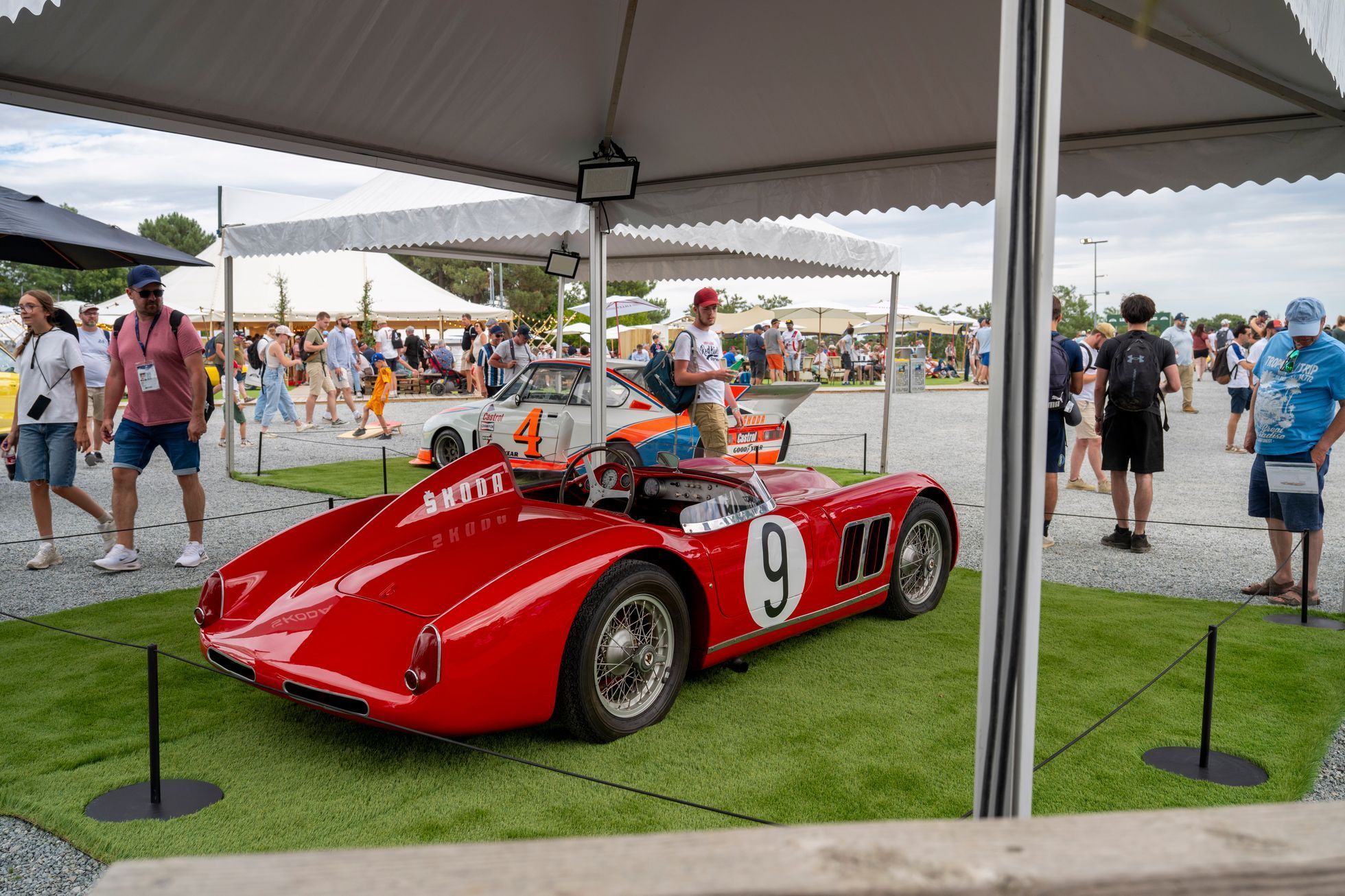Le Mans Classic 2025 stánek Škoda