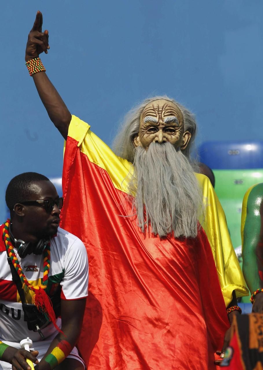 Mistrovství Afriky: fanoušek Guinea