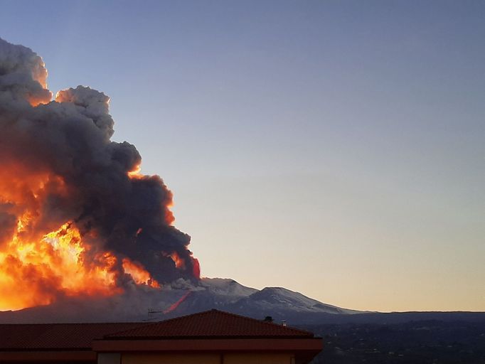 Sopka Etna